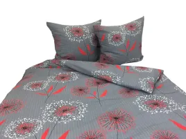 posciel-z-kory-lux-160x200-2572-szara-czerwone-kwiaty