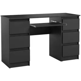 duze-biurko-szkolne-komputerowe-123-x-77-x-50-cm-szuflady-czarne-mat