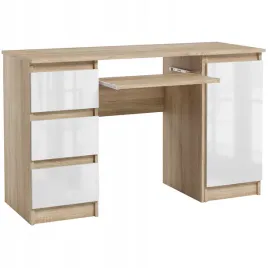 biurko-szkolne-komputerowe-123-x-77-x-50-cm-szuflady-sonoma-bialy-polysk