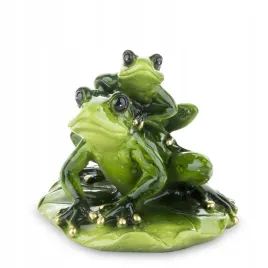 figurka-dwie-zaby-na-lisciu-95x105x11
