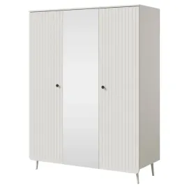 szafa-uchylna-z-lustrem-chloe-3d-150-biala-czarny-lub-zloty-uchwyt