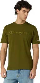 koszulka-meska-champion-ss-tee-oliwkowa-220273-gs585-rozm-l