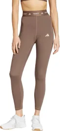 legginsy-damskie-adidas-techfit-7-8-brazowe-jw5181-rozm-s