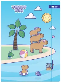 teczka-z-gumka-a4-yummy-yum-kapibary-happy-color