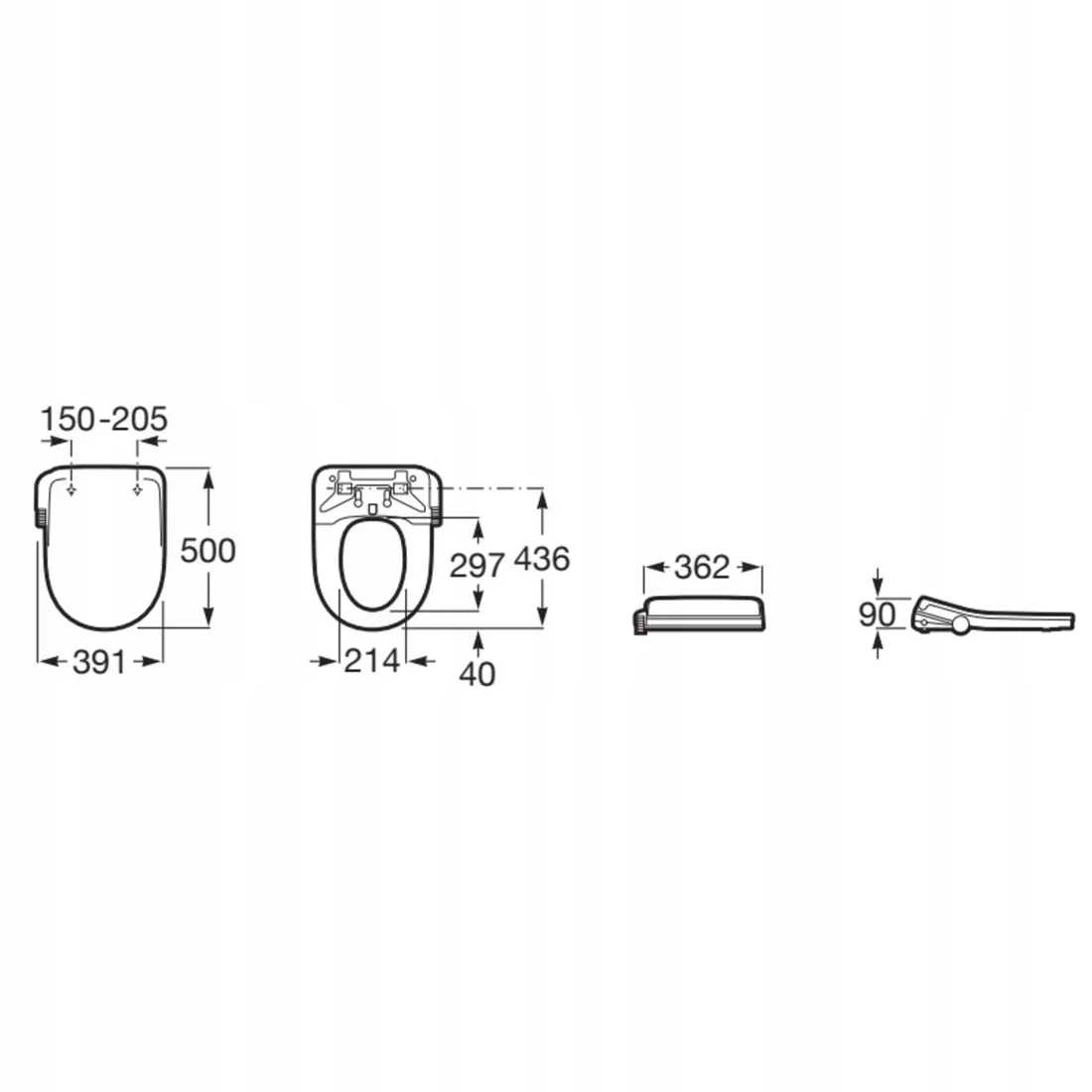 roca-multiclean-deska-myjaca-wc-biala