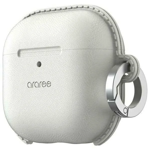 etui-araree-pops-do-airpods-4-biale