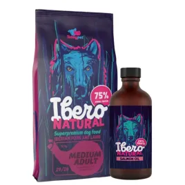 pakiet-dla-psow-doroslych-ras-srednich-ibero-medium-adult-olej-z-lososia