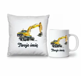 kubek-i-poduszka-z-koparka-personalizowana-z-imieniem-idealne-na-prezent
