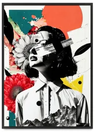 plakat-portret-kolaz-obrazy-kolaze-61x91-cm-w-czarnej-ramie
