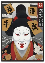 plakat-plakaty-japonskie-portret-61x91-cm-w-czarnej-ramie