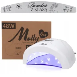 lampa-do-paznokci-led-mollylux-1s-dual-led-24-48w-sunled-biala-pilnik