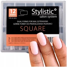 claresa-stylistic-gorne-formy-do-akrylozelu-dual-form-kwadrat-120szt-square