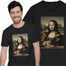 koszulka-mona-z-kawa-piwo-obraz-leonardo-da-vinci-kawa-coffee