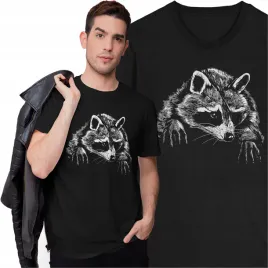 koszulka-szop-pracz-racoon-zwierzeta-ssaki-srodowisko-natura