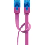 kabel-lan-patchcord-cat-6a-utp-plaski-pink-2m-stan-nowy