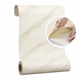 panele-scienne-3d-tapeta-samoprzylepna-marmur-bialy-bezowy-60x280cm