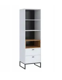 nowoczesny-regal-loftowy-60cm-bialy-oli