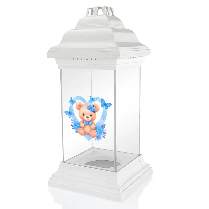 Znicz KAPLICZKA z KOLOROWYM nadrukiem na GRÓB Syna