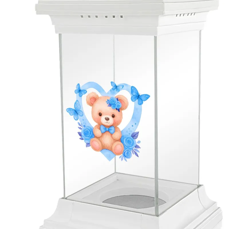 Znicz KAPLICZKA z KOLOROWYM nadrukiem na GRÓB Syna