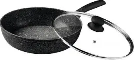 patelnia-28cm-z-pokrywka-lamart-rock-czarna-lt1142