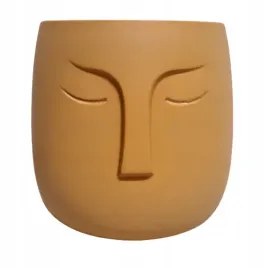 doniczka-ceramiczna-twarz-miodowa-mat-h16cm