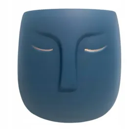 doniczka-ceramiczna-twarz-granat-mat-h165cm