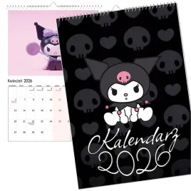 kalendarz-scienny-2026-wieloplanszowy-duzy-kuromi-charms-hello-kitty-a3