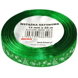 wstazka-satynowa-swiateczna-12mm-x-22m-wsx-12-9-brewis-zielona