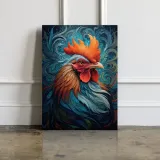 obraz-na-plotnie-kura-kogut-80x120-cm-material-ramy-drewno