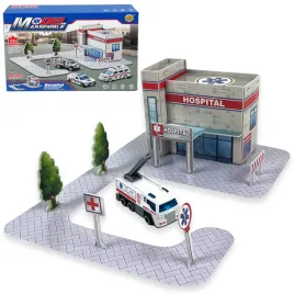 szpital-pogotowie-puzzle-3d-dla-dzieci-z-metalowym-autkiem