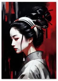 obraz-na-plotnie-japonskie-portrety-80x120-cm