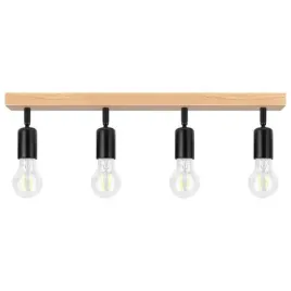 lampa-scienna-led-50w-regulowana-stal-drewno-kat-obrotu-350