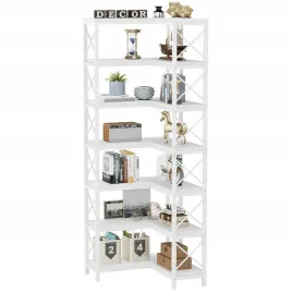 regal-narozny-7-polek-na-ksiazki-bialy-wysoki-60-x-200-x-60-cm-loft