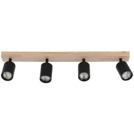 kinkiet-led-gu10-dabi-czarny-ruchomy-stal-drewno-4x35w