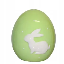 ceramiczne-zielone-jajko-z-bialym-zajaczkiem-14cm