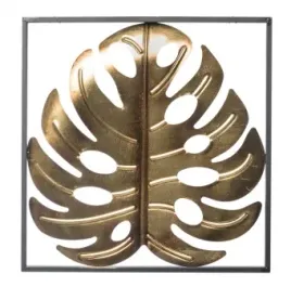 dekoracja-scienna-monstera-zlota