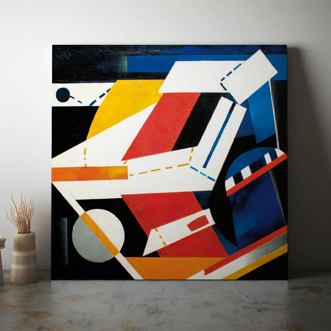 obraz-na-plotnie-abstrakcja-alexandra-exter-100x100-cm-stan-nowy