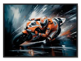 plakat-w-ramce-motor-scigacz-abstrakcja-50x70-cm-w-czarnej-ramie