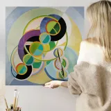 obraz-na-plotnie-robert-delaunay-okregi-100x100-cm-szerokosc-produktu-100-cm