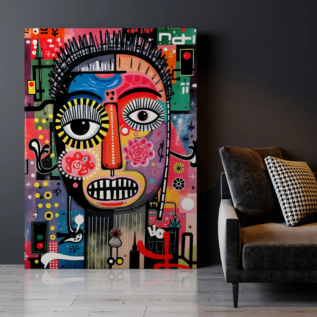 obraz-na-plotnie-portret-abstrakcja-80x120-cm-stan-nowy