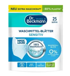dr-beckmann-magic-leaves-sensitiv-listki-do-prania-sensitiv-25szt-100g