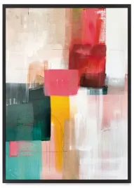 plakat-ramka-abstrakcja-malarska-50x70-cm-w-czarnej-ramie