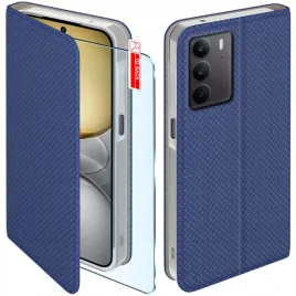 etui-z-klapka-do-realme-c75-zamykane-granatowe-futeral-szklo-9h