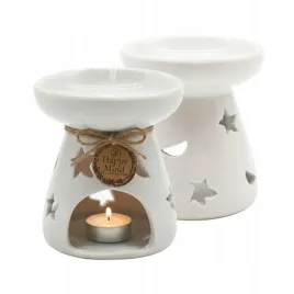 bialy-kominek-zapachowy-ceramiczny-gwiazdki-ksiezyc-na-wosk-olejki