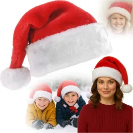 czapka-mikolaja-mikolajki-swiateczna-pluszowa-z-pomponem-40x30-cm