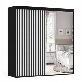 szafa-przesuwna-z-lustrem-z-lamelami-200x215cm-nero-rozne-kolory-na-wymiar
