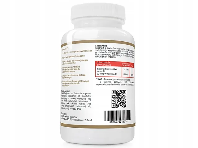 progress-labs-acerola-forte-500-witamina-c-120-tab-liczba-sztuk-120-szt