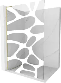 mexen-kioto-l-scianka-prysznicowa-walk-in-100-x-200-cm-biala-fala-zlota-s