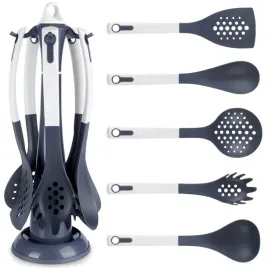 przybory-kuchenne-ze-stojakiem-5-el-bialo-grafitowy-komplet-do-gotowania