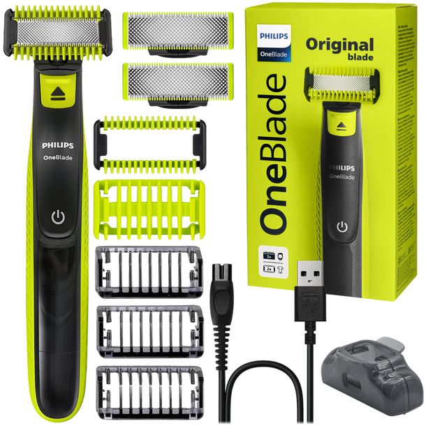 Trymer do zarostu PHILIPS OneBlade QP2824/10 - do twarzy i ciała golarka mę